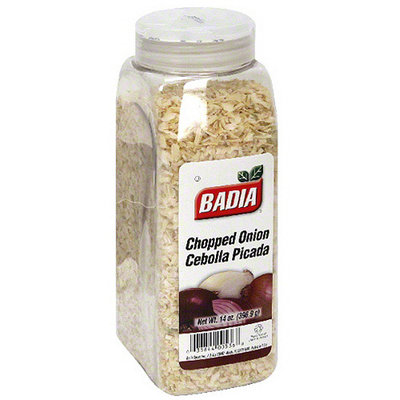 Badia Chopped Onion Flakes, 14 oz, (Pack of 6)