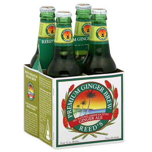 Reed's Ginger Beer Reed's Premium Ginger Brew Ginger Ale, 48 fl oz, (Pack of 6)