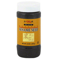 JFC Black Roasted Sesame Seed, 8 oz, (Pack of 6)