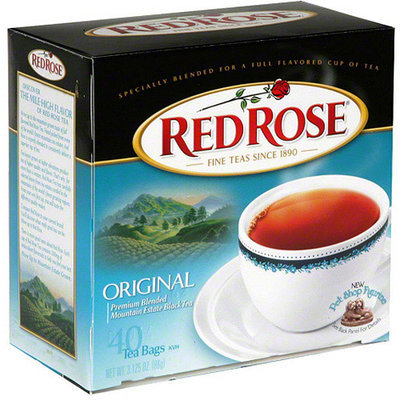 Limenroses Red Rose Original Premium Blended Mountain Estate Black Tea, 3.1 oz, (Pack of 6)