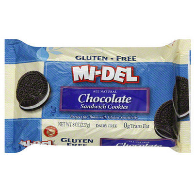 Midel MI-DEL Gluten-Free Chocolate Sandwich Cookies, 8 oz (Pack of 12)