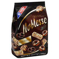 Hans Hoyer Hans Freitag Noblesse Biscuits and Wafers with Fine Dark Chocolate, 10.6 oz, (Pack of 10)
