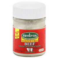 Herb-Ox Sodium Free Beef Granulated Bouillon, 3.3 oz, (Pack of 12)