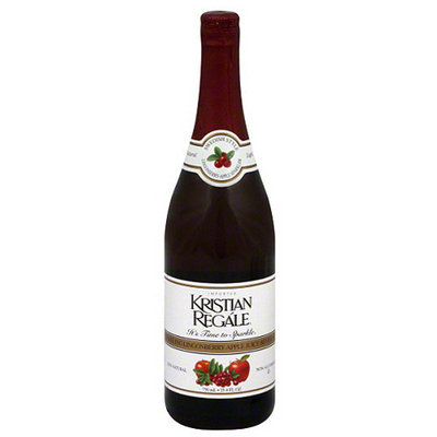 Kristian Regale Peach Sparkling Lingonberry-Apple Juice Beverage, 25.4 fl oz, (Pack of 12)