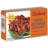 Roland Spiced Octopus with Vegetables, 4 oz, (Pack of 10)