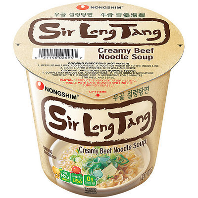 Nongshim Sir Long Tang Creamy Beef Noodle Soup