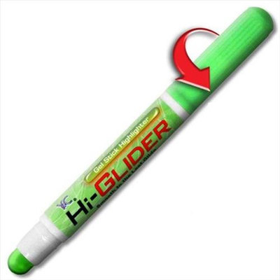 G T Luscombe 981157 Highlighter Bible Hi Glider Gel Stick Green