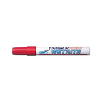 Artline Wetrite Marker, Bullet Tip, 1.5mm, Red