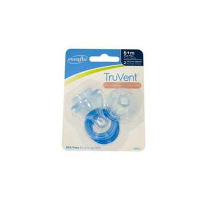 Evenflo Ameda TruVent Purely Comfi Fast Flow Nipple & Ring