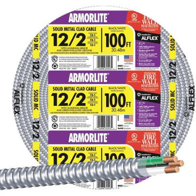 Southwire 68580023 12-2 100ft. Al Mc Cable