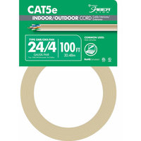 Southwire 100' 24/4 Tan Indoor & Outdoor Cord
