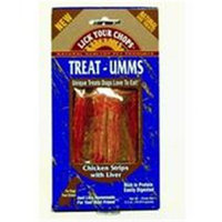 Lick Your Chops Treat-Umms Chicken Strips with Liver