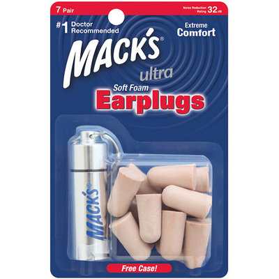 Mack's Ultra Soft Foam Earplugs, 7 Pairs