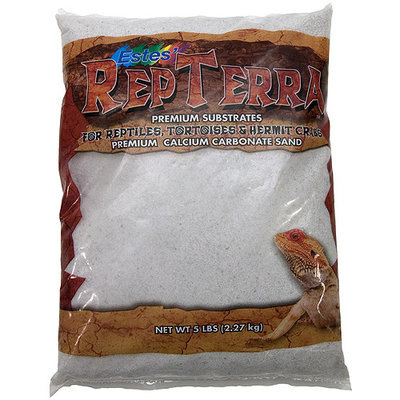 Estes RepTerra Premium White Calcium Carbonate Sand, 5 lbs.