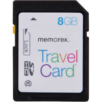 Memorex TravelCard 8GB Secure Digital High Capacity (SDHC) - 1 Card/1 Pack