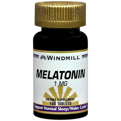 Melatonin 1 mg, 100 Tablets, Windmill Health Products