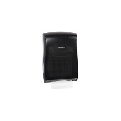 Kimberly-Clark Professional Paper Towel Dispensers Translucent Smoke Universal Folded Paper Towel Dispenser Black 09905