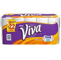 Viva Paper Towels, 15 ROLLS (66 Sheets)