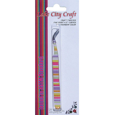 Lake City Craft NOTM089136 - Curved Fine Point Tweezers