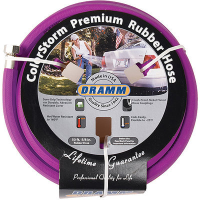 DRAMM 5/8 X 50' Yellow ColorStorm Premium Rubber Hose