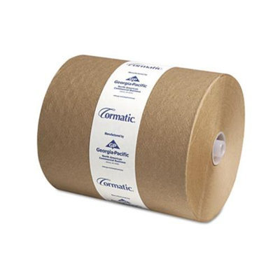 Cormatic 100% Recycled Hardwound Roll Towels, 8 1/4in. x 702ft, Brown, Carton Of 6