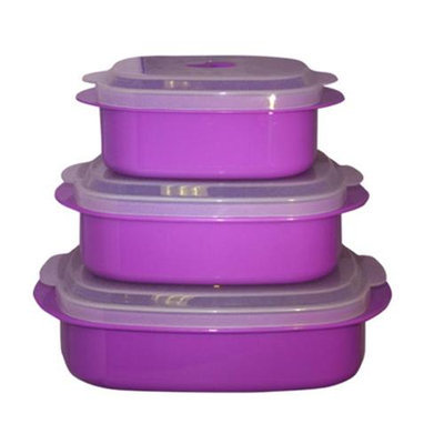 Reston Lloyd 20501 Purple - Microwave Cookware-Storage Set