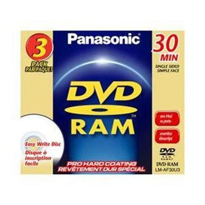Panasonic 8cm Rewritable DVD-RAM for Camcorders LM-AF30U3