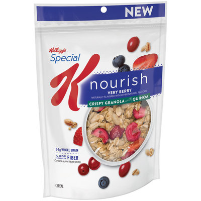 Special K® Kellogg's Nourish® Very Berry Crispy Granola with Quinoa