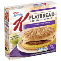 Special K® Kellogg's Sausage, Egg & Cheese Flatbread Breakfast Sandwich