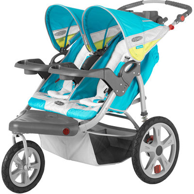 InStep Grand Safari Double Jogging Stroller - Navy
