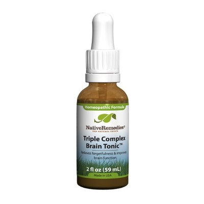 Native Remedies Triple Complex Brain Tonic, 2 oz
