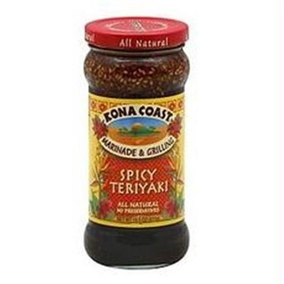Kona Coast B83907 Kona Spicy Teriyaki Marinade -6x14. 5oz