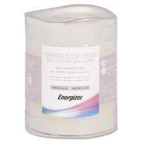 Energizer Flameless LED Wax Votive Candle - LED - CR2032 - Wax - Ivory