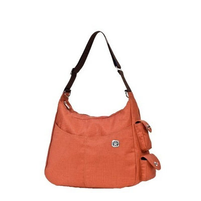 Fleurville Re-Run Hana Diaper Bag, Orange (Discontinued by Manufacturer)