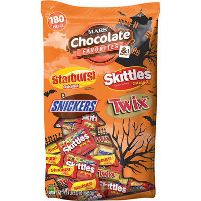 Mars Chocolate Favorites & More Candy Variety Pack, 180 count, 32.9 oz