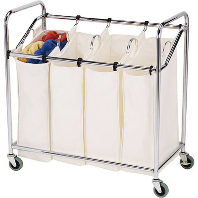Household Essentials 3024 Four-Bag Commercial Laundry Sorter