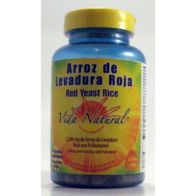 Arroz de Levadura Roja / Red Yeast Rice Vida Natural 60 VCaps