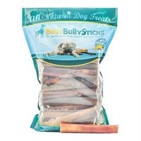 Best Bully Sticks 6 Inch Thick Odor Free Bully Sticks - 100 Pack