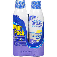 Coppertone Continuous Sunblock Spray, SPF 30, 2-Pack, 6 fl oz