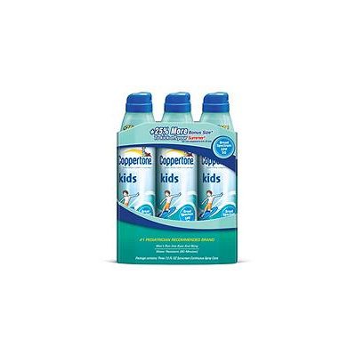 Coppertone Kids Continuous Spray 50SPF - 3/7.5oz. Cans