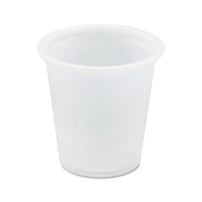SOLO Cup Company SLOP075 Plastic Souffle Portion Cups, 3/4 oz, Translucent, 5000 Per Carton