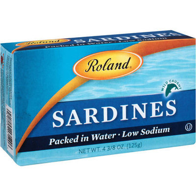 Roland Corporation Us Sardines In Water L/S 4.38 Oz, Pack of 10