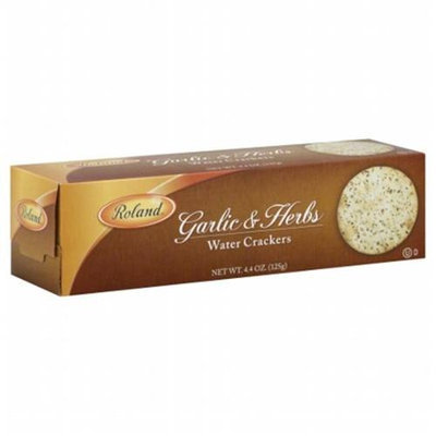 Roland Corporation Us Roland Garlic And Herb Water Crackers 4.4 Oz Pack Of 12