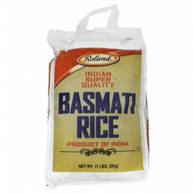 KeHe Distributors 78841 ROLAND RICE BASMATI FANCY - Pack of 4 - 11 LB