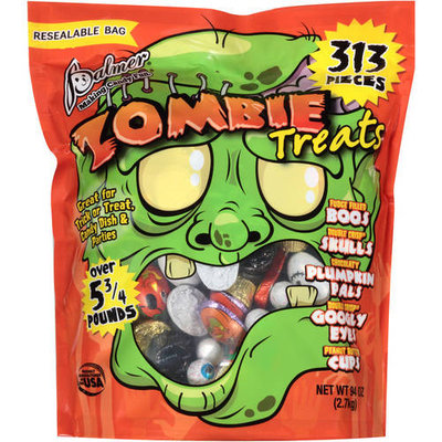 Palmer Zombie Treats Candy, 313 count, 5.875 lbs