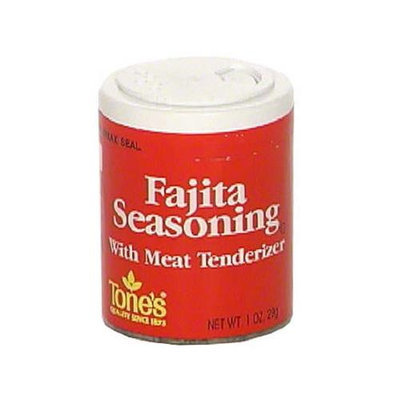 Tone's Tones Fajita With Meat Tenderizing Seasoning, 1.0 oz, Pack of 6