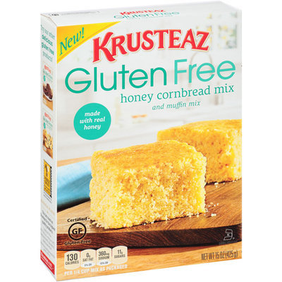 Krusteaz Gluten Free Honey Cornbread and Muffin Mix, 15 oz
