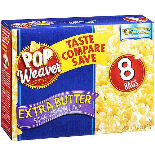 Pop Weaver Extra Butter Popcorn, 8 Pk Reviews 2019