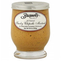 KeHe Distributors 55098 BRASWELL MUSTARD SMOKY CHIPOTLE - Pack of 6 - 9 OZ