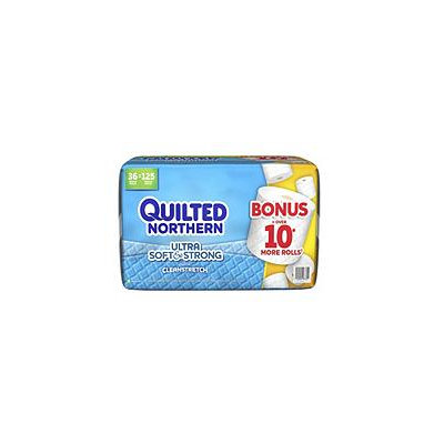 Quilted Northern Ultra Soft & Strong Bathroom Tissue Bonus Pack (36 rolls, 268 sheets)